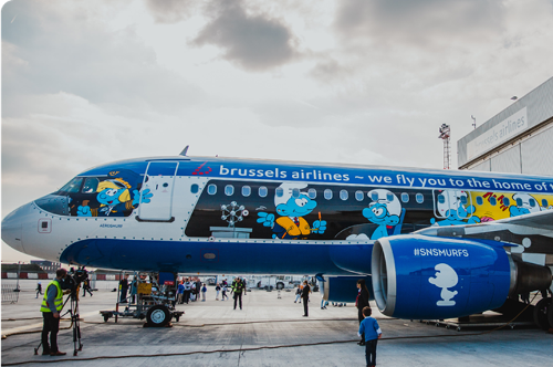 Brussels Airlines reveals its latest Aerosmurf livery